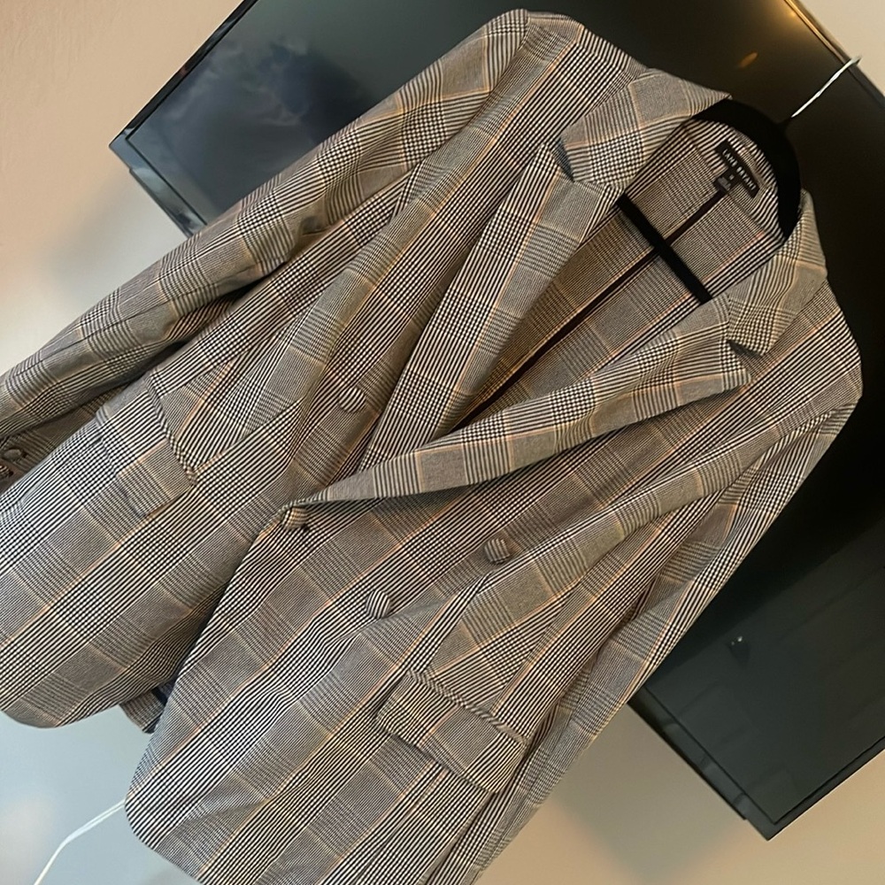 Lane Bryant Plaid Blazer Size 16